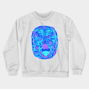 Blue Metamorphosis Wave of Thoughts Crewneck Sweatshirt